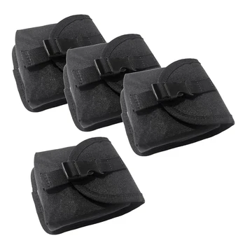 

2/3/4/5Pcs Weight Pockets Scuba Diving Waist Belt Spare Pouch Black
