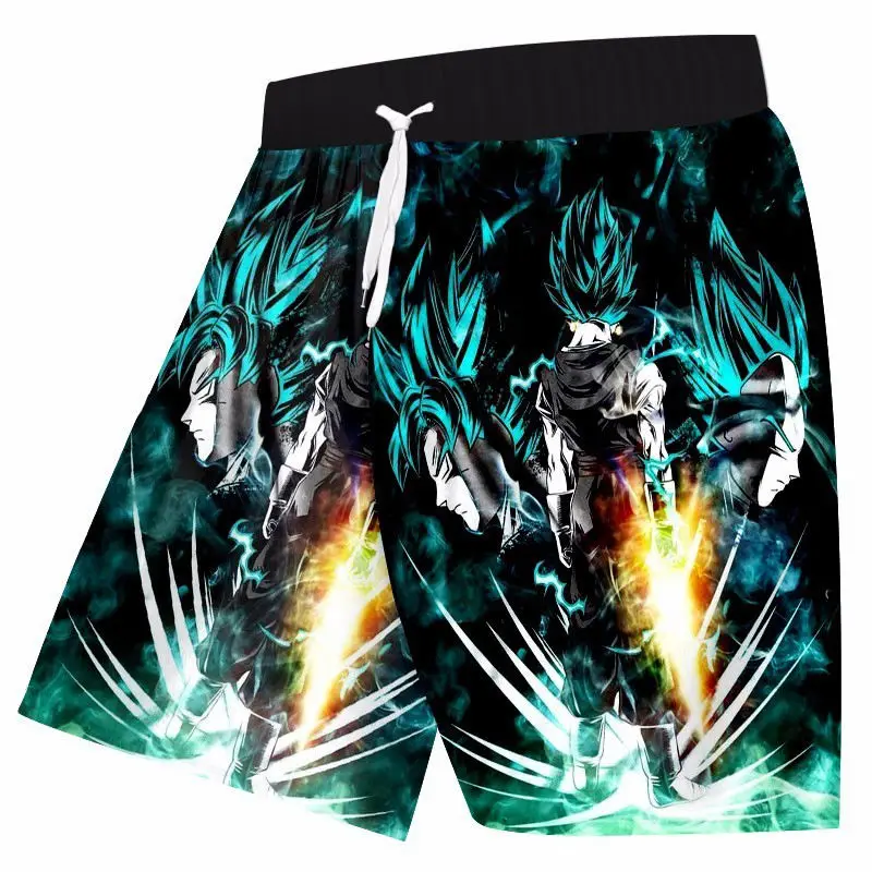 3D Dragon Ball шорты с принтом Мужские анимационные шорты в уличном стиле летние пляжные шорты унисекс свободные комфортные шорты 6XL