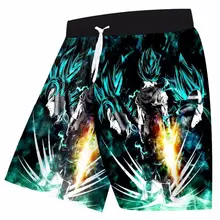 3D Dragon Ball шорты с принтом Мужские анимационные шорты в уличном стиле летние пляжные шорты унисекс свободные комфортные шорты 6XL