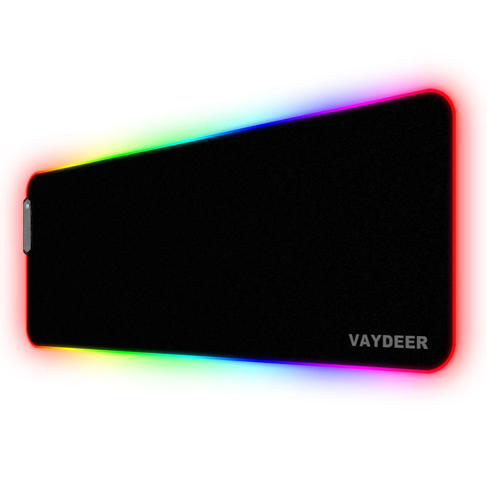 Игровой коврик для мыши RGB большой тканевый Расширенный Настольный со