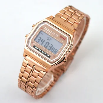 

New Men Watches Luxury Rose Gold Watch Women Men Business Clock Multifunction LED Sports Digital Men erkek Reloj Relogio