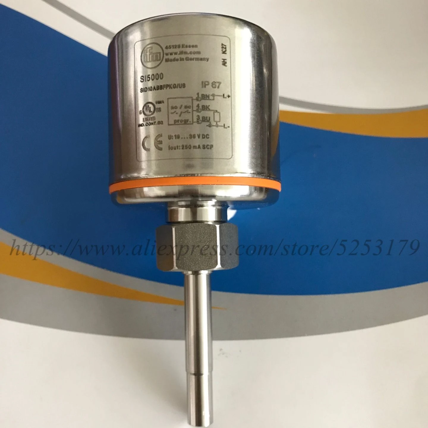 1pcs Ifm New Original Genuine Flow Monitor Si5000 Sid10abbfpkg/us100