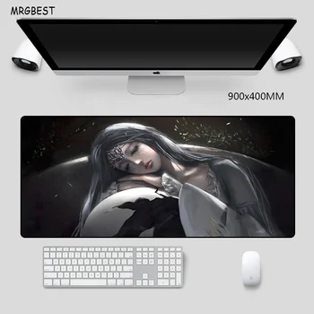 

MRGBEST Large Gaming Mouse Pad Rectangle Non-slip Nature Rubber Vintage Beauty Full Desk Pad Notebook Computer Pad for Gamer