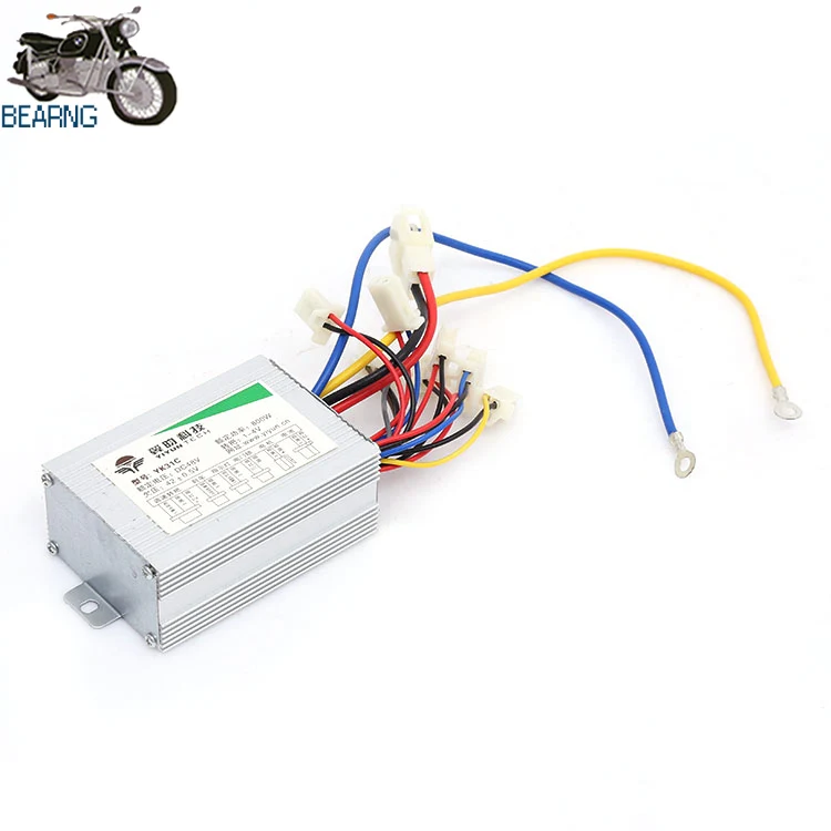 1 предмет 24V 36V 360W 500W 800W контроллер щетки двигателя YK31C 2 Скорость YIYUN велосипеда с