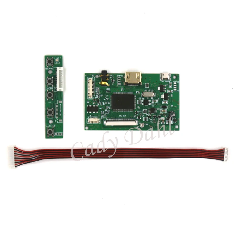 HDMI ЖК-дисплей плата контроллера Модуль для Raspberry Pi 3, 4 ZERO 800x480 AT065TN14 AT070TN92 AT090TN10 50P TTL lcd Панель Дисплей