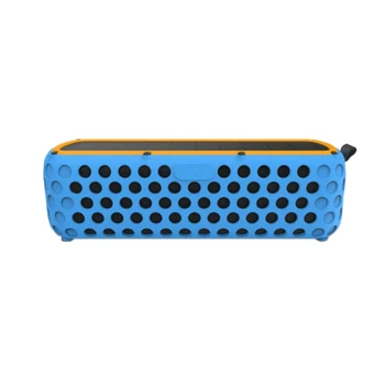 

Portable IPX5 Waterproof Solar Bluetooth Speaker With LED Light And Built-In Mic Compatible for IPhone Samsung And Smart Devices