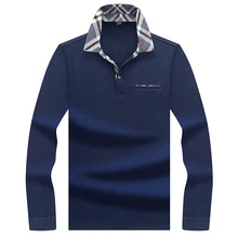 Новое поступление мужские рубашки поло мужские с длинным рукавом тёплые рубашки поло Camisa повседневные брендовые деловые мужские футболки 8875