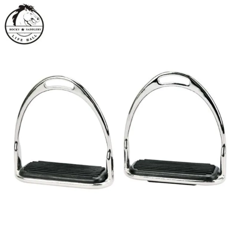 Cavassion Equestrian Equipment Standard Metal Stirrups when riding horses
