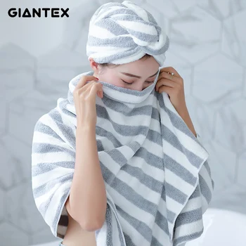 

GIANTEX Women Bathroom Microfiber Bath Towels for adults Body Bath Wrap Towel serviette de bain toalhas de banho handdoeken