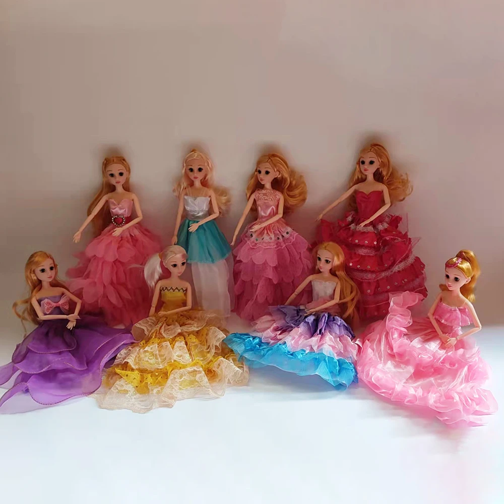 Newest Barbie Princess Fashion Clothes Wedding Princess or Party Dress For 30CM 11Inch Baby Doll Best Gifts Toys For Girls 2023 newest mickey mouse ears headband kid adult festival party sequins tenia hairbow hairband women girl hair accessories gift