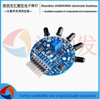 

Five-way flame sensor module analog digital dual output extinguishing robot