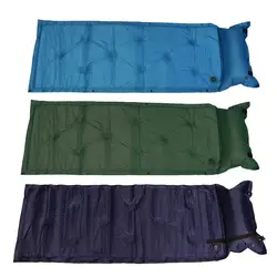 Наружная надувная походная подушка для сна Матрас с подушкой Воздушный Спальный Матрас Подушка надувной диван пляжный коврик для песка