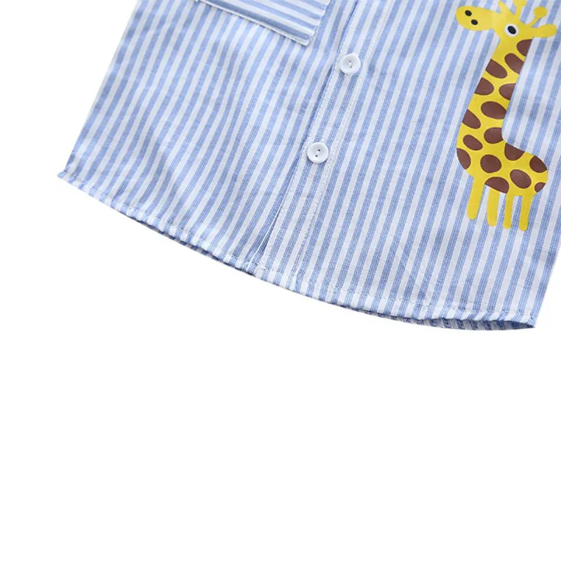 Рубашка с длинными рукавами для маленьких мальчиков и девочек топы в полоску с длинными рукавами для мальчиков, блузка Одежда для детей
