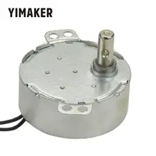 YIMAKER микро 49KTYZ синхронный двигатель AC220V 4 Вт постоянный магнит низкая скорость микро мотор переменного тока однофазный мини-вентилятор двигатель