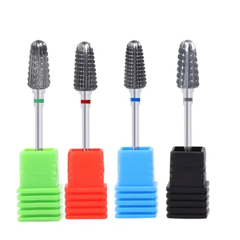 

4 Type Tungsten Nail File Electric Nail Drill Bit Manicure Machine Alloy&Diamond Rotate Burr Milling Cutter Pedicure Universal