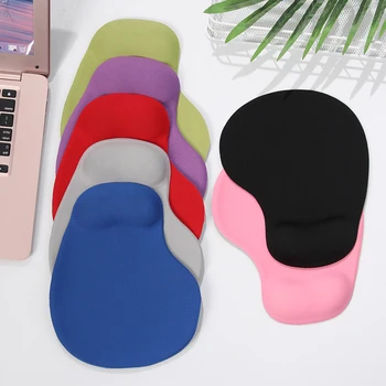 

New Colorful Soft Silicone Mouse Pad Ergonomic Comfortable Soft Wrist Support Protect Mouse Pad Non Slip Mice Mat For PC Laptop