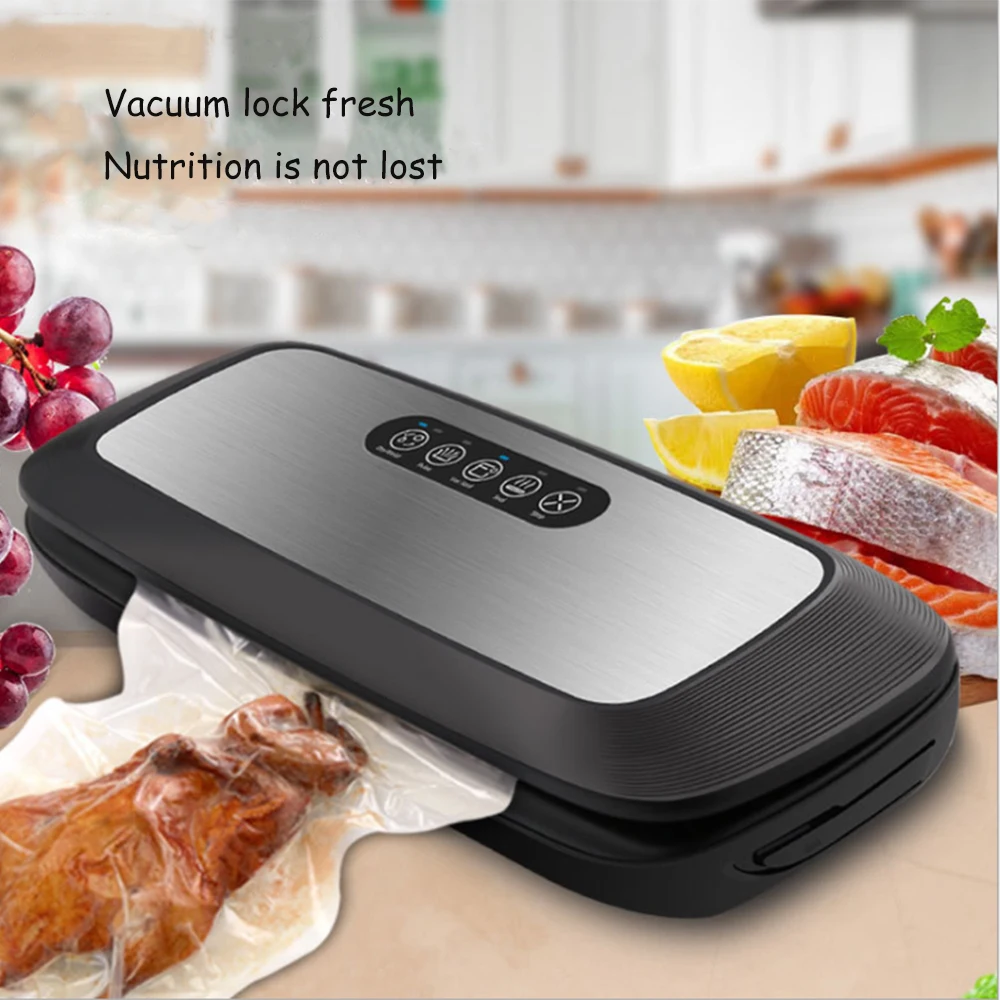 Automatic Vacuum Sealer Packer Air Sealing Packing Machine For Food Preservation Dry Wet Soft | Бытовая техника