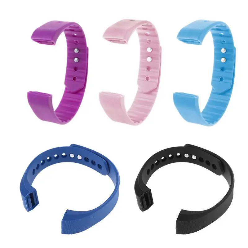 

Silicone Watchband Buckle Strap Replacement For ID 115 Smart Watch Bracelet D08A