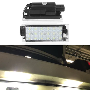 

2Pcs For Renault Clio 3 Twingo 2 Megage 3 Laguna 2 3 Vel Satis Master Flence LED Car License Plate light Auto Tail Number Lamp