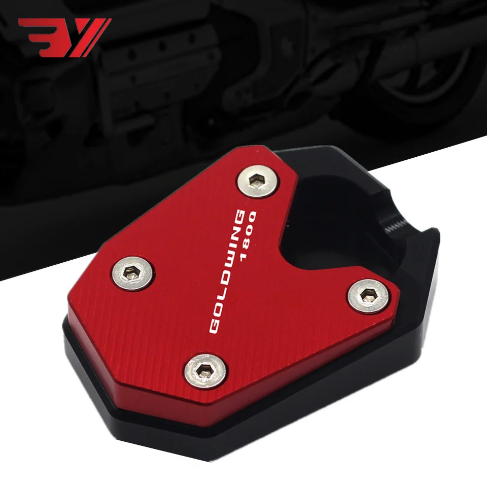 

BYSPRINT 2019 New Item Motorcycle Kickstand Side Stand Enlarger Plate Pad For Honda GL1800 Goldwing 1800 2018-2019