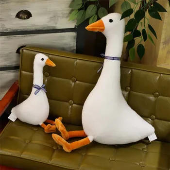 

Nordic Cute Big Goose Stuffed Toys Animal Baby Accompanying Dolls Plush Comfort Dolls Soft Pillow for kids baby Home Decor 1PC