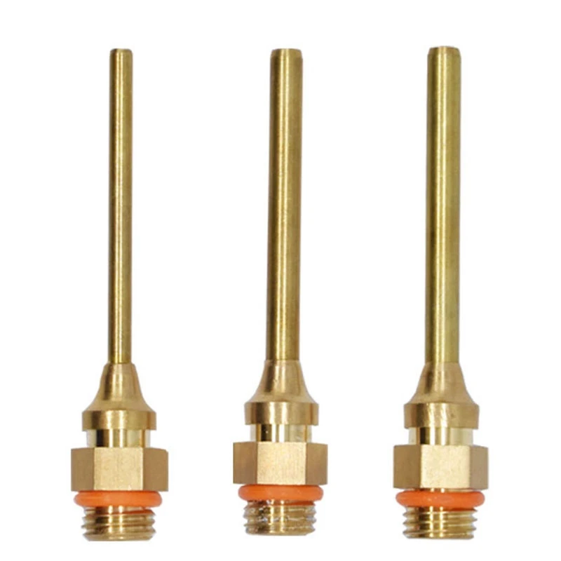 

3Pcs/Lot 1.5X70Mm 2.0X70Mm 3.0X70Mm Hot Melt Glue Nozzle Long Copper Nozzle Small-Bore Diameter with Prevention Covers