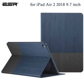 

ESR Case for iPad Air 2 9.7 PU Leather Smart Cover Stand Auto Sleep Wake Protective Cover for iPad Air2 2018 9.7 inch Funda