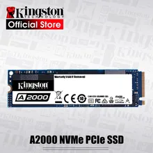 Kingston A2000 NVMe PCIe M.2 2280 SSD 250 ГБ 500 ГБ 1 ТБ Внутренний твердотельный диск Жесткий диск SFF для ПК ноутбук ультрабук