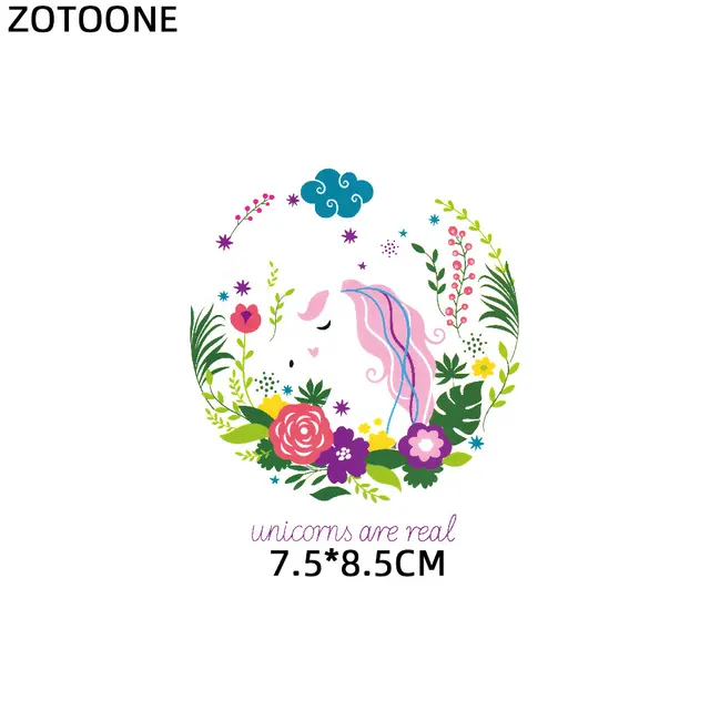 ZOTOONE Cute Cartoon Animal Patches Heat Transfer Iron on Patch for T-Shirt Children Gift DIY Clothes Stickers Heat Transfer G 1187