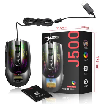 

Gaming Game Mouse Pro Gamer Mice For PC 6 buttons with scroll wheel 5 million cycle 3200DPI LED Optical 6D USB Wired