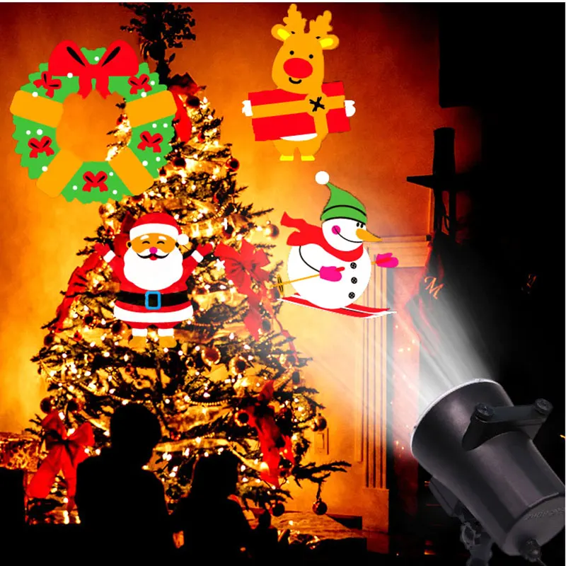 Светодиодный проектор с окном Wonderland, уличные рождественские и Новогодние украшения diwali для праздничного дома