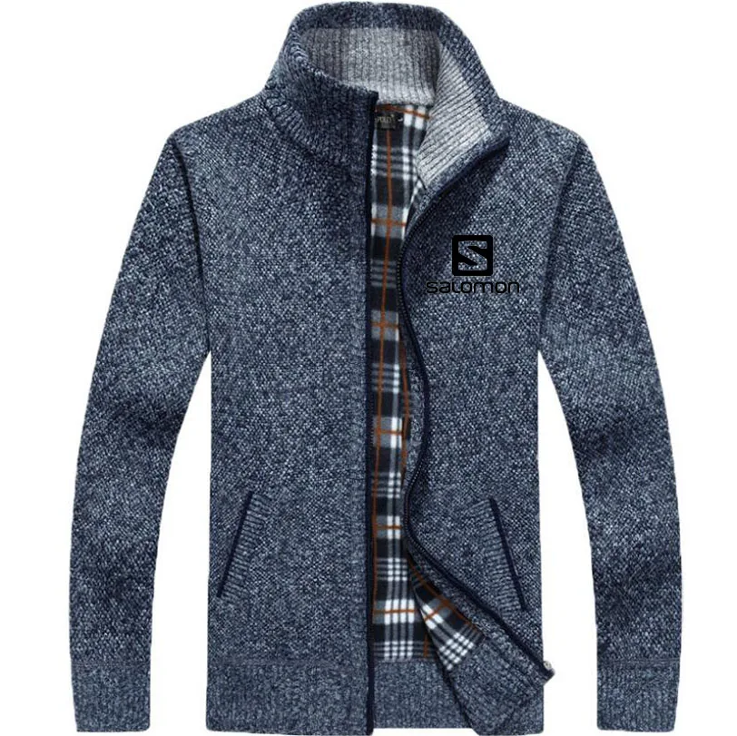 2019 New Sweater Men Salomon Autumn Winter SweaterCoats Male Thick Faux Fur Wool Mens Sweater Jackets Casual Zipper Knitwear 2019 New Sweater Men Salomon Autumn Winter SweaterCoats Male Thick Faux Fur Wool Mens Sweater Jackets Casual Zipper Knitwear