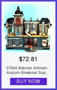 07044 Бэтмен Arkham asyll Breakout Super Heroes DC Super Hero Строительные Кирпичи Блоки Игрушки совместимы с фильмом 10937