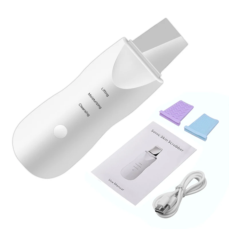 Ultrasonic Skin Scrubber Deep Face Cleaning Machine Peeling Shovel Facial Pore
