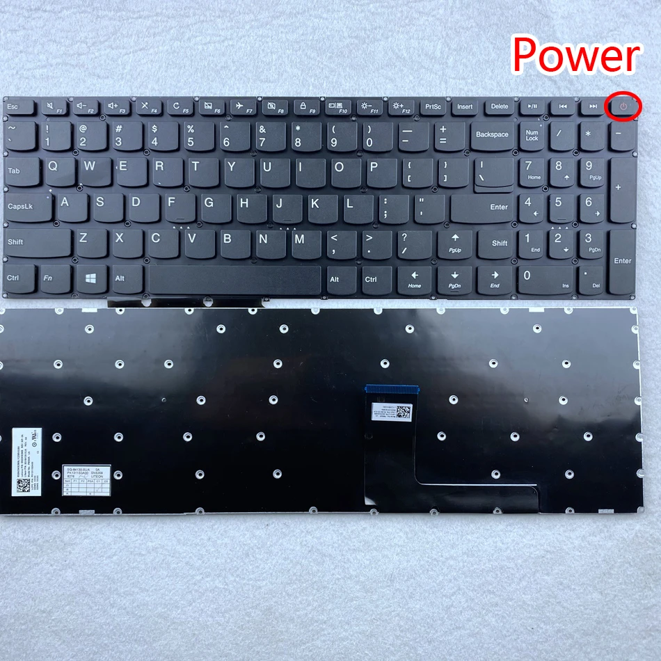 Us Laptop Keyboard For Lenovo Ideapad 110 15 110 15acl 110 15ast 110 15ibr Us Layout Replacement Keyboards Aliexpress