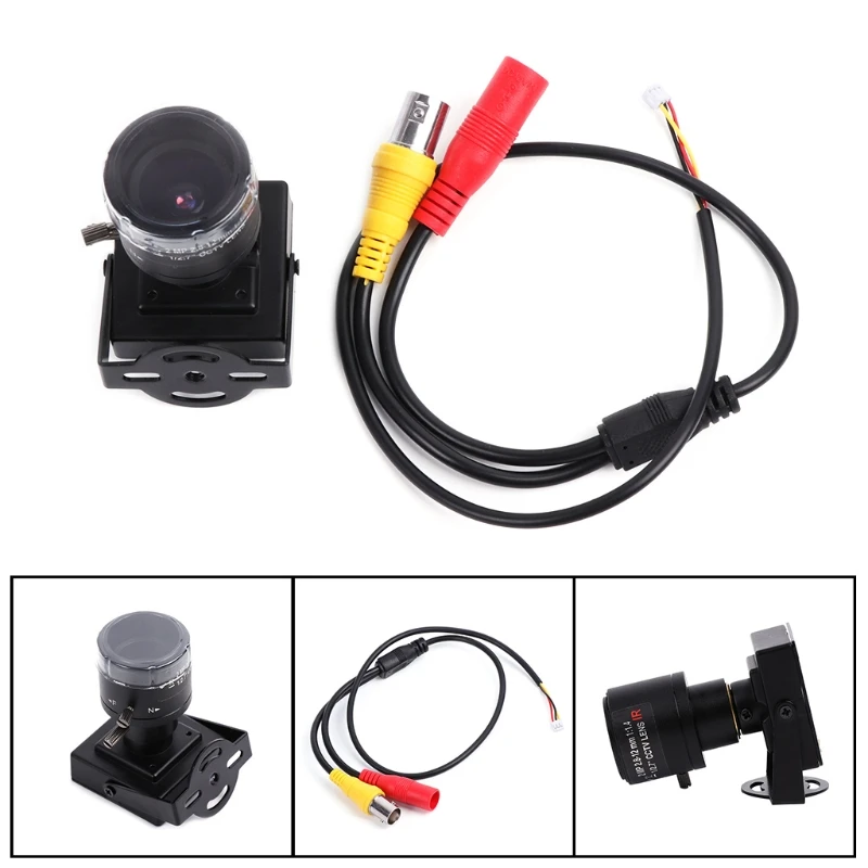 

HD 700TVL CMOS 2.8-12mm Zoom Lens Mini CCTV Security Camera Audio Video DIY