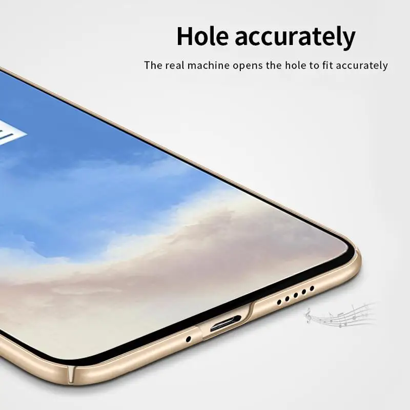 Роскошный тонкий жесткий матовый чехол из поликарбоната для Oneplus 7T Pro 6T 5T накладка