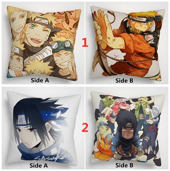 

Naruto Sasuke Itachi Sakura Anime Two Sided Pillow Cushion Case Cover