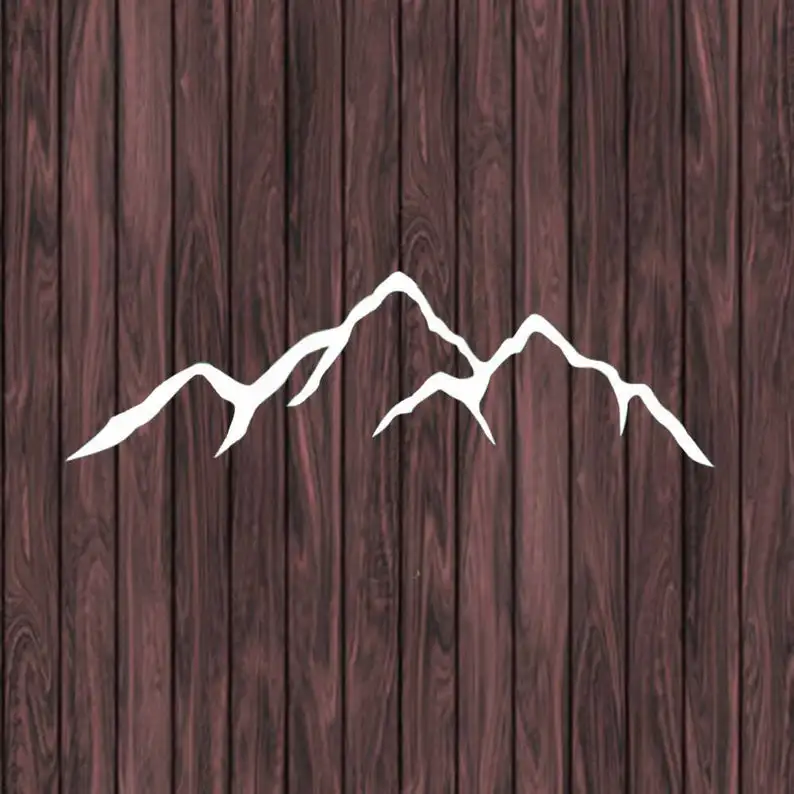 Creative Mountains Stickers On The Car Fashion Vinyl Decorative Accessories Black/White | Автомобили и мотоциклы