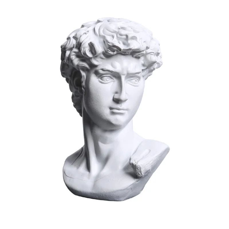 

Nordic Home Decoration Accessories Creative Simplicity Ornaments Plaster David Figurine Craft Supplies Molds for Resin Cadeau A
