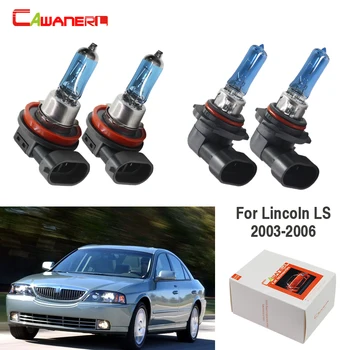 

Cawanerl For Lincoln LS 4-Door 2003-2006 100W Car Halogen Lamp Headlight Light High Low Beam 12V Accessories 4 Pieces