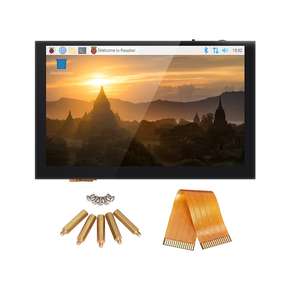 Bigtreetech-peças de Impressora 3d Touch Screen Pitft50 V2.1 Pitft70 pi Tft43 Dsi Display Lcd Octoprint Raspberry pi 3b Plus 2b - Imagem 4