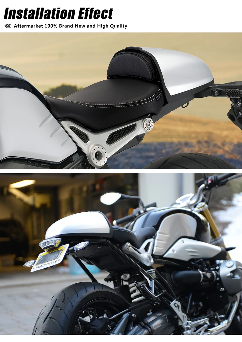 Для BMW R NINET- хвост аккуратный задний сиденье горб маятник монтируется для BMW R NINE T R9T R 9 T аксессуары для мотоциклов