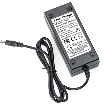 

2020 Liitokala 36V battery charger output 42V 2A charger input 100-240 VAC lithium ion charger for 10S 36V electric bicycle