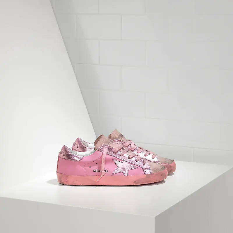 

GGDB Sneakers SUPER STAR in Pelle e Stella in Pelle MONOCHROMATIC PINK