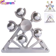 Toupie à main en métal anti stress pour adulte et enfant, jouets de toupie Gyroscope du bout des doigts, cadeaux
