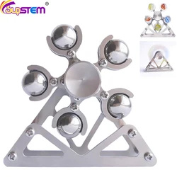 Toupie à main en métal anti stress pour adulte et enfant, jouets de toupie Gyroscope du bout des doigts, cadeaux 