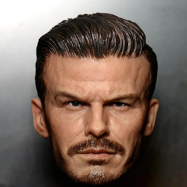 1/6 David Beckham Football Soccer Player Head Sculpt Model Fit 12'' TBLeague Phicen Action Figure Body 1