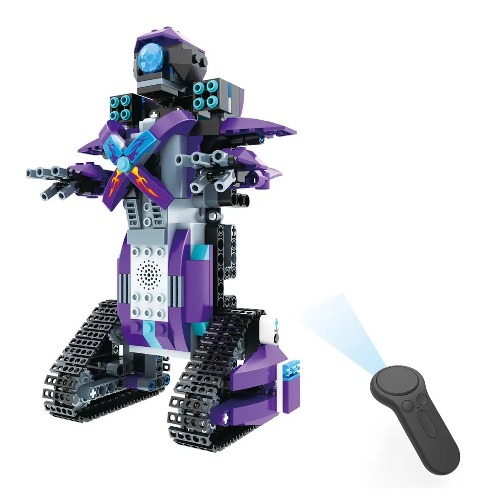 392 шт. M1 4CH пульт дистанционного управления DIY RC строительные блоки Rover Robot игрушки блоки конструктора с 360 вращением на месте для подарка детям - Цвет: 333pcs M3 Robot