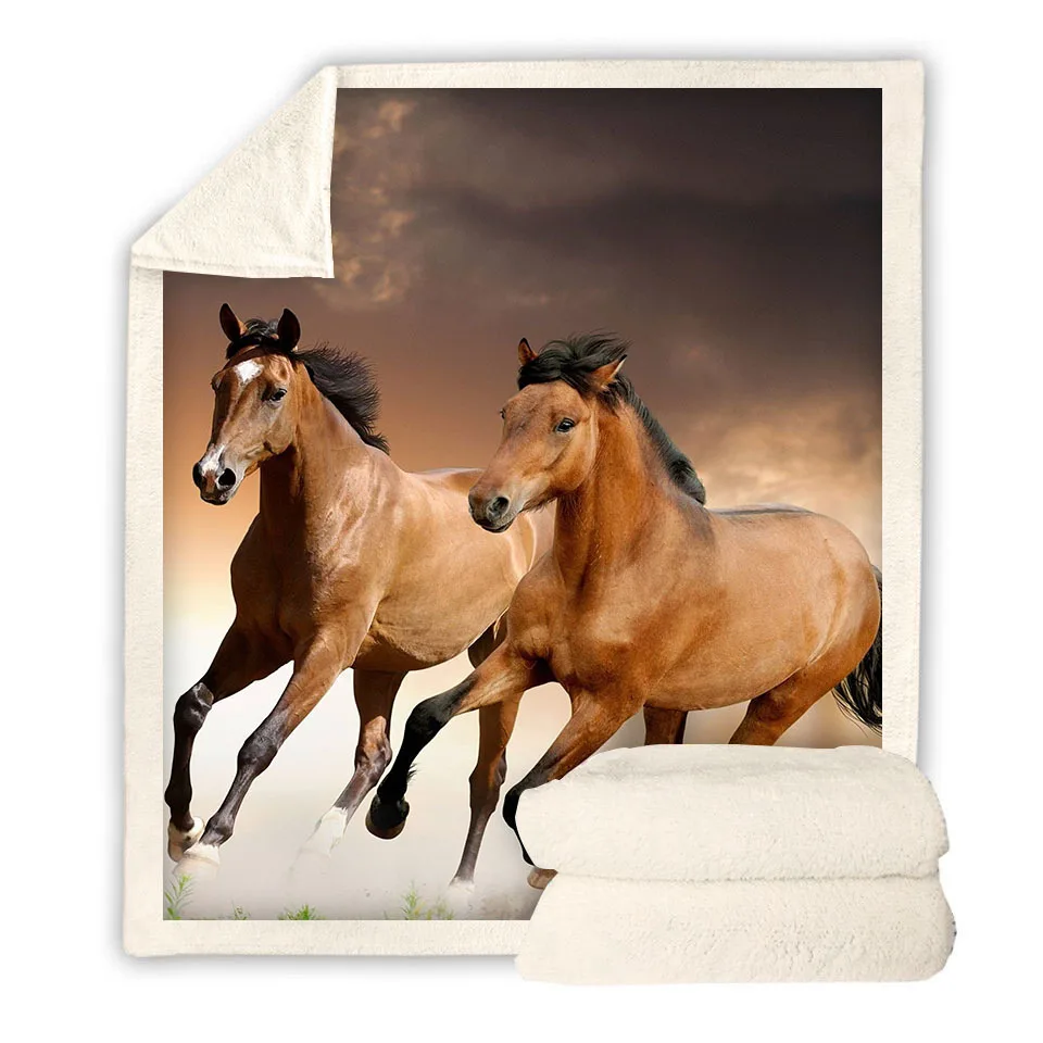 Running-Brown-Horse-3d-Print-Bedspread-Sherpa-Blanket-Couch-Cover-Travel-Youth-Bedding-Outlet-Velvet-Plush (1)